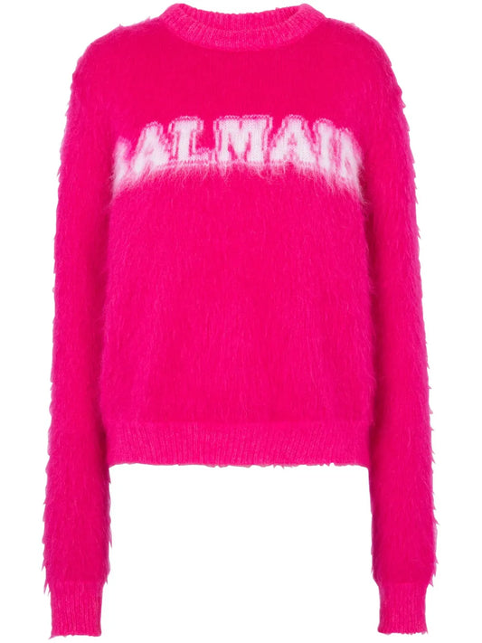 Logo-Jacquard Jumper