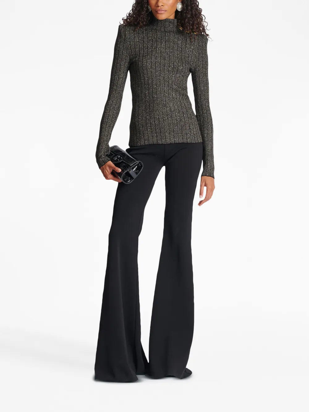 Long-Sleeve Knitted Jumper