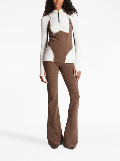 Monogram Jacquard Knit Top