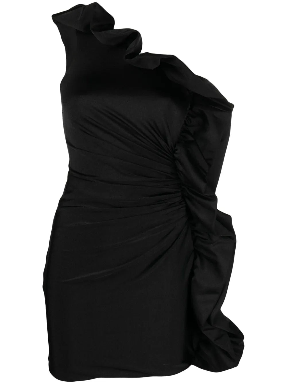 One-Shoulder Ruffled Minidress