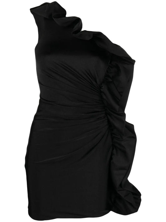 One-Shoulder Ruffled Minidress