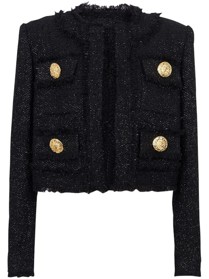 Cropped Tweed Jacket