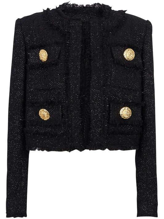 Cropped Tweed Jacket
