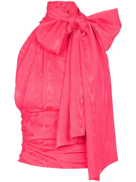 Draped Sleeveless Blouse