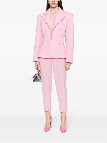Singe-Breasted Wool Blazer