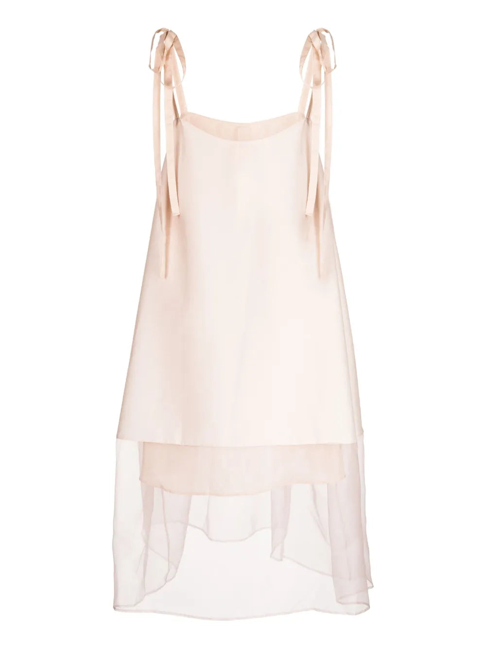 Layered-Effect Sleeveless Dress