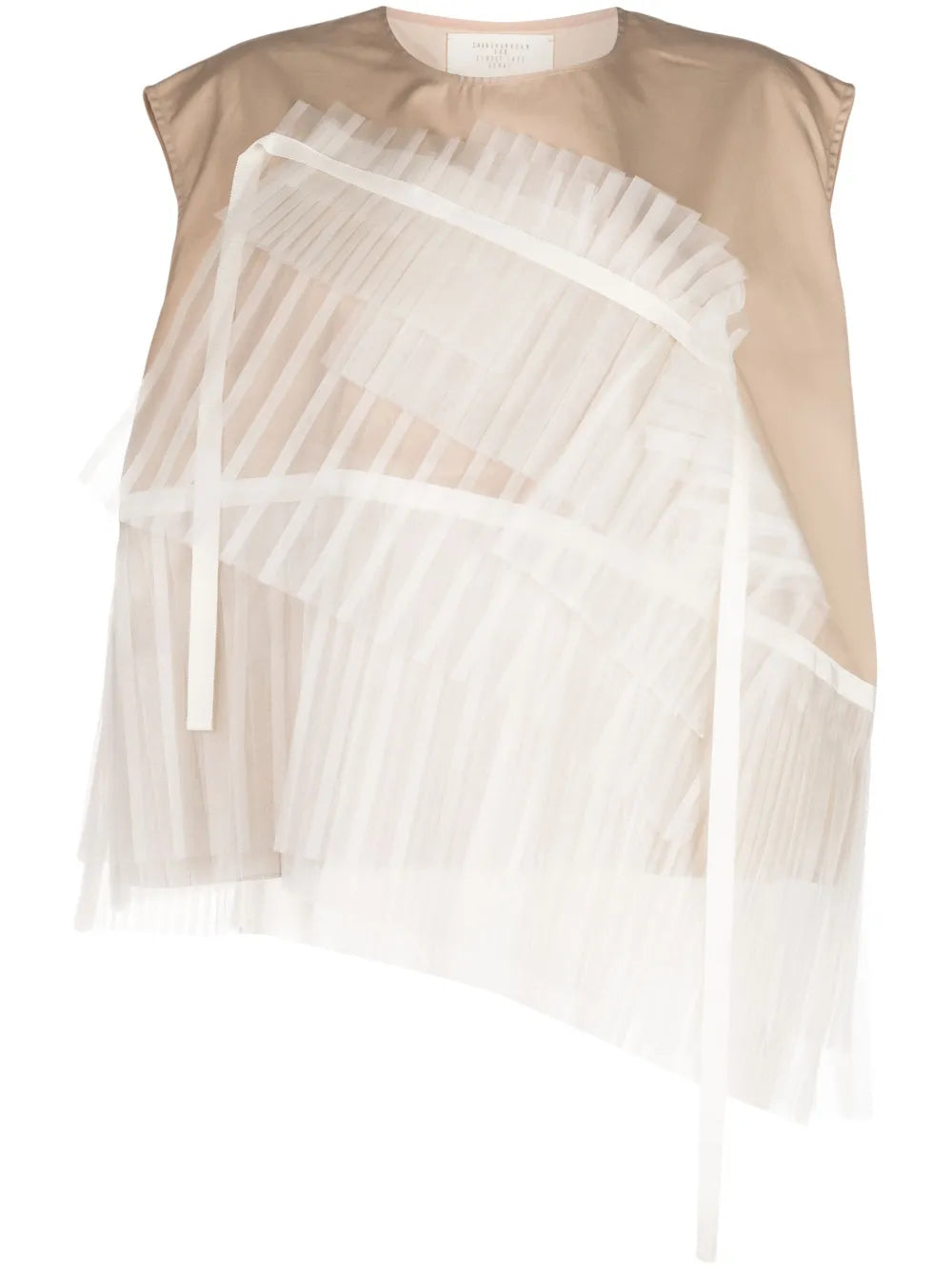 Panelled Asymmetric Tank Top