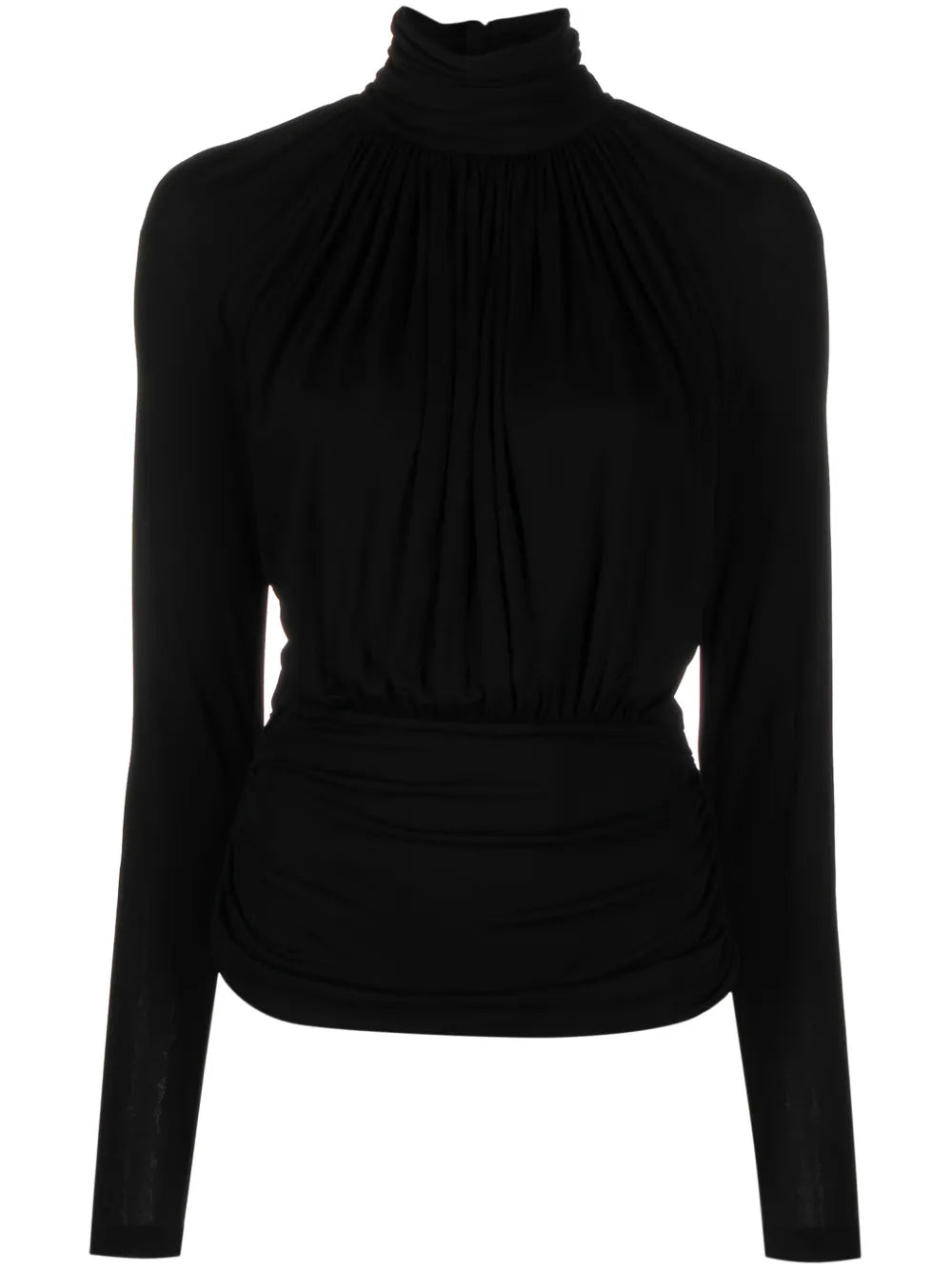 Gathered Cut-Out Top