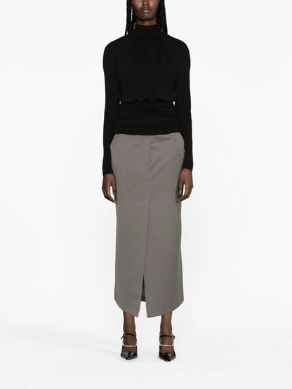 Gathered Cut-Out Top