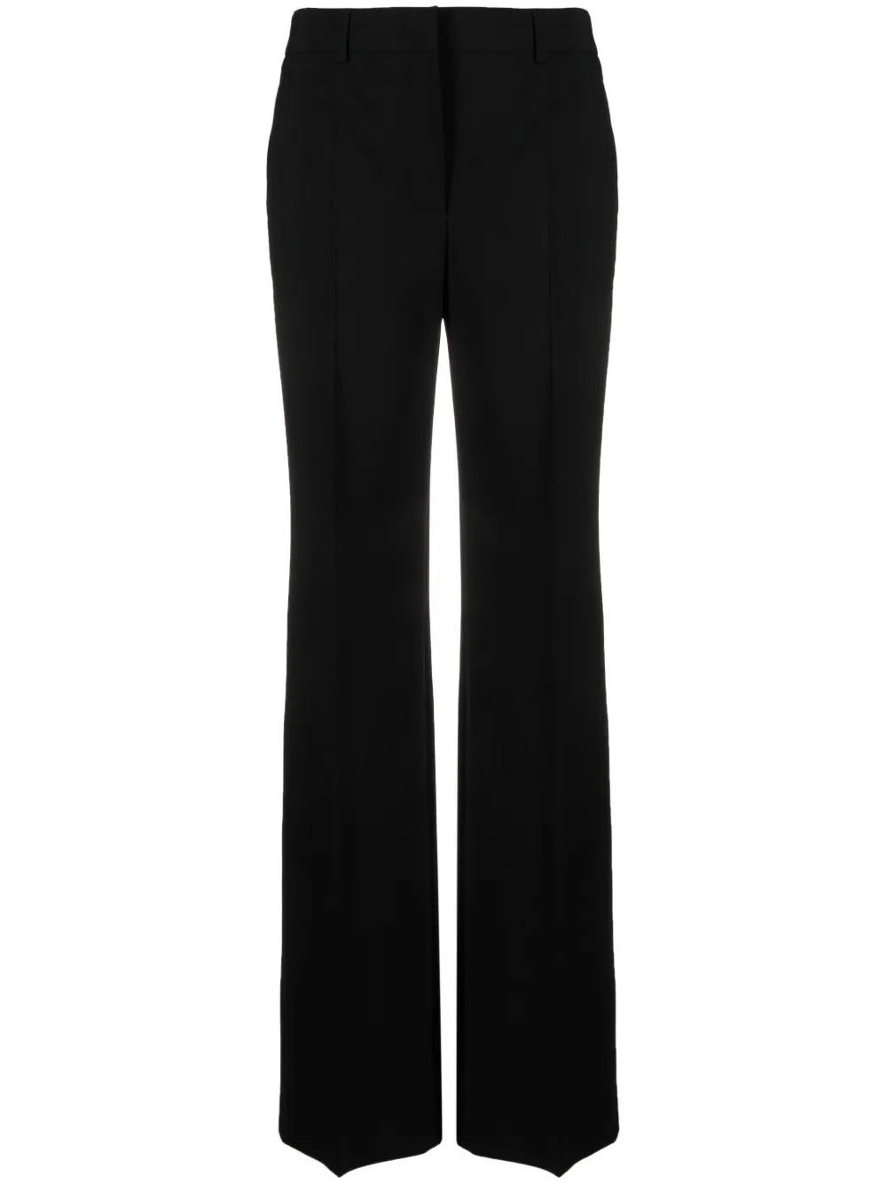 Straight Virgin Wool Trousers
