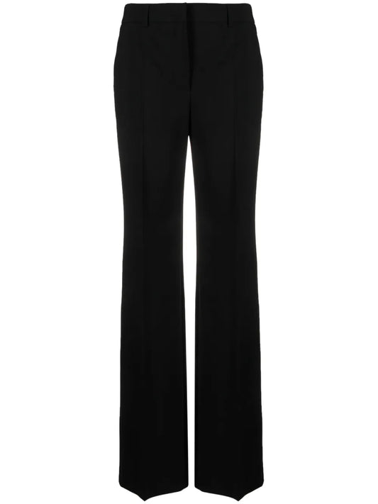 Straight Virgin Wool Trousers