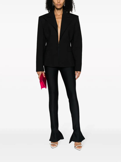 Singe-Breasted Wool Blazer