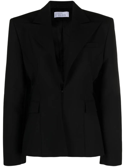 Singe-Breasted Wool Blazer