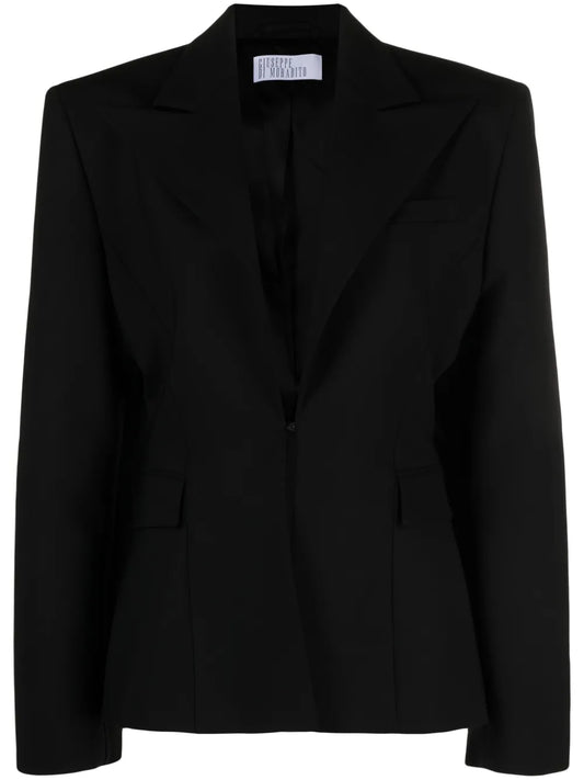 Singe-Breasted Wool Blazer