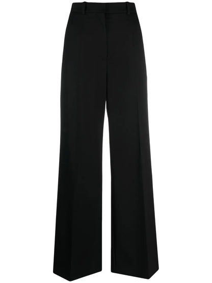 Wide-Leg Tailored Trousers
