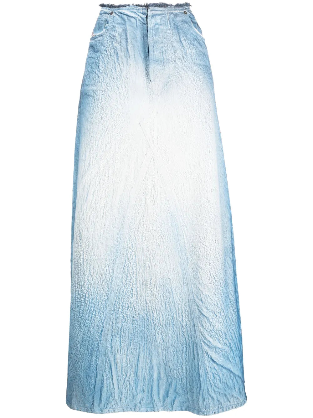 De-Pago-Fsd1 A-Line Denim Maxi Skirt