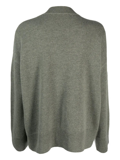 Mélange-Effect Crew-Neck Cashmere Jumper