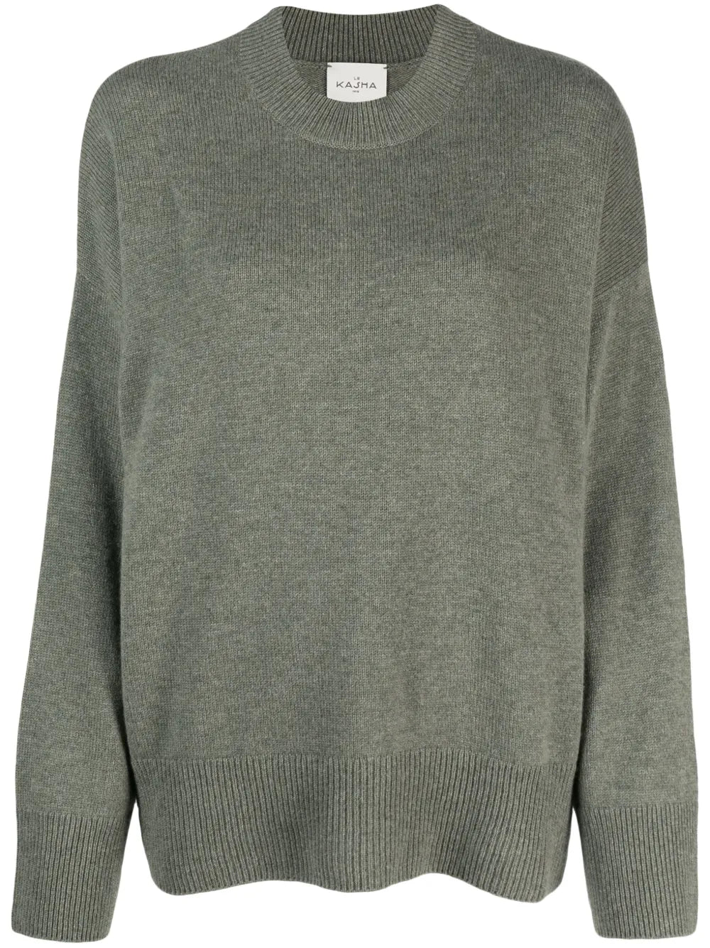 Mélange-Effect Crew-Neck Cashmere Jumper