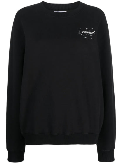 Bling Stars Arrow Cotton Sweatshirt