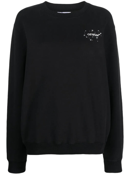 Bling Stars Arrow Cotton Sweatshirt