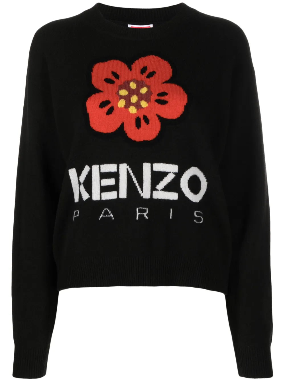Boke Flower-Motif Wool Jumper
