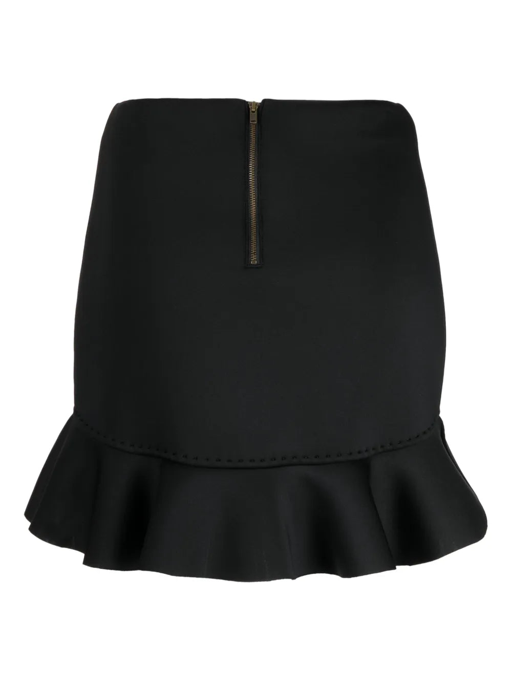Ruffled High-Waist Mini Skirt