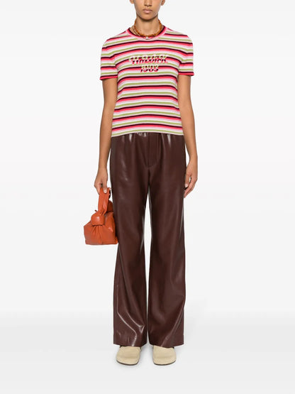 Striped Cashmere Top