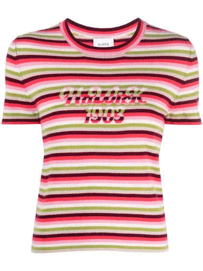 Striped Cashmere Top