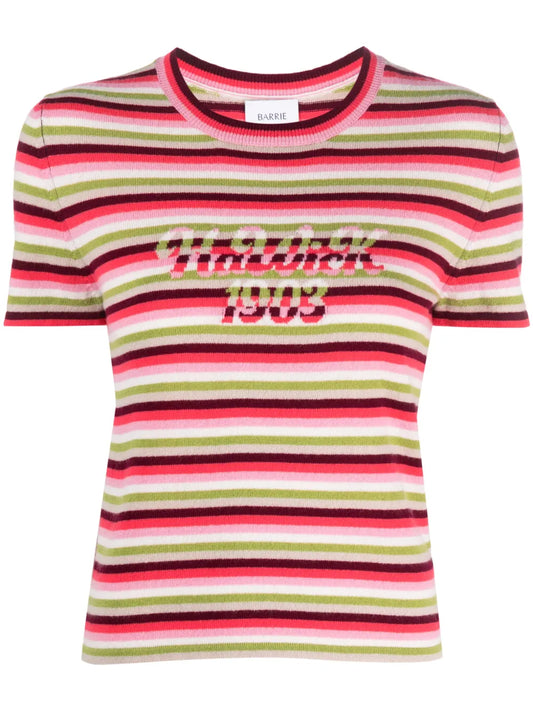 Striped Cashmere Top