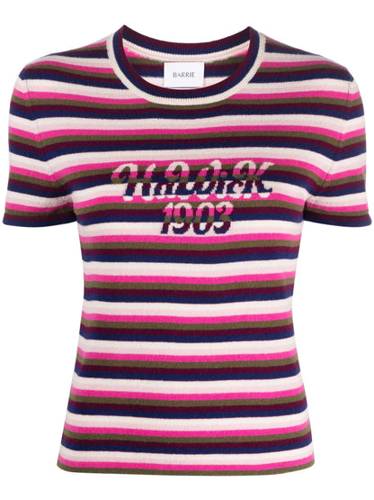 Striped Cashmere Top