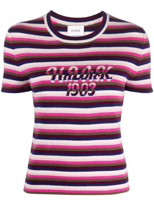 Striped Cashmere Top