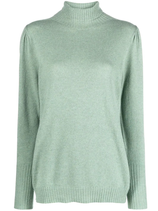 Puff-Sleeve Cashmere Jumper