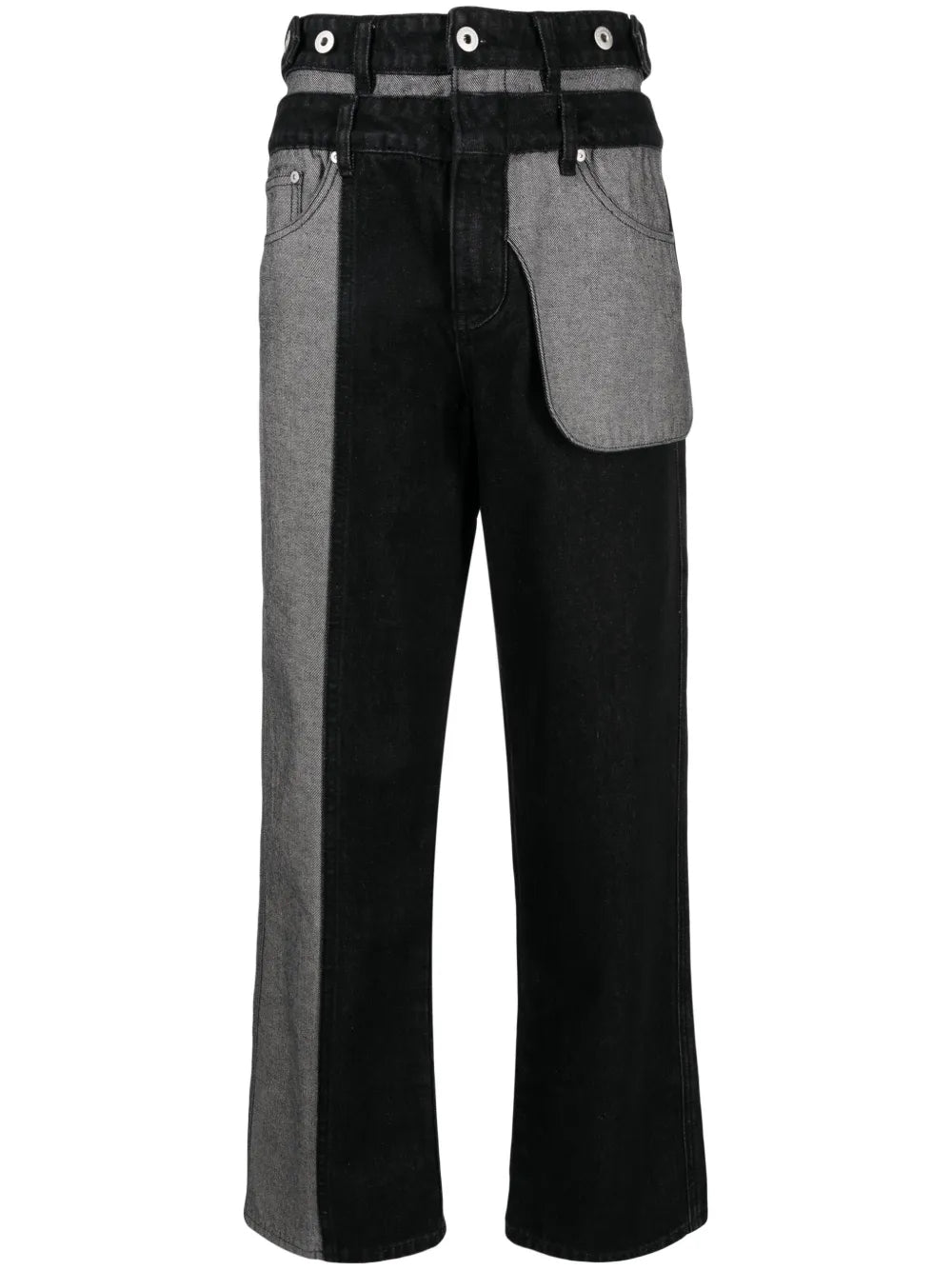 Mid-Rise Straight-Leg Jeans