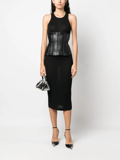 Grace Patent-Finish Corset