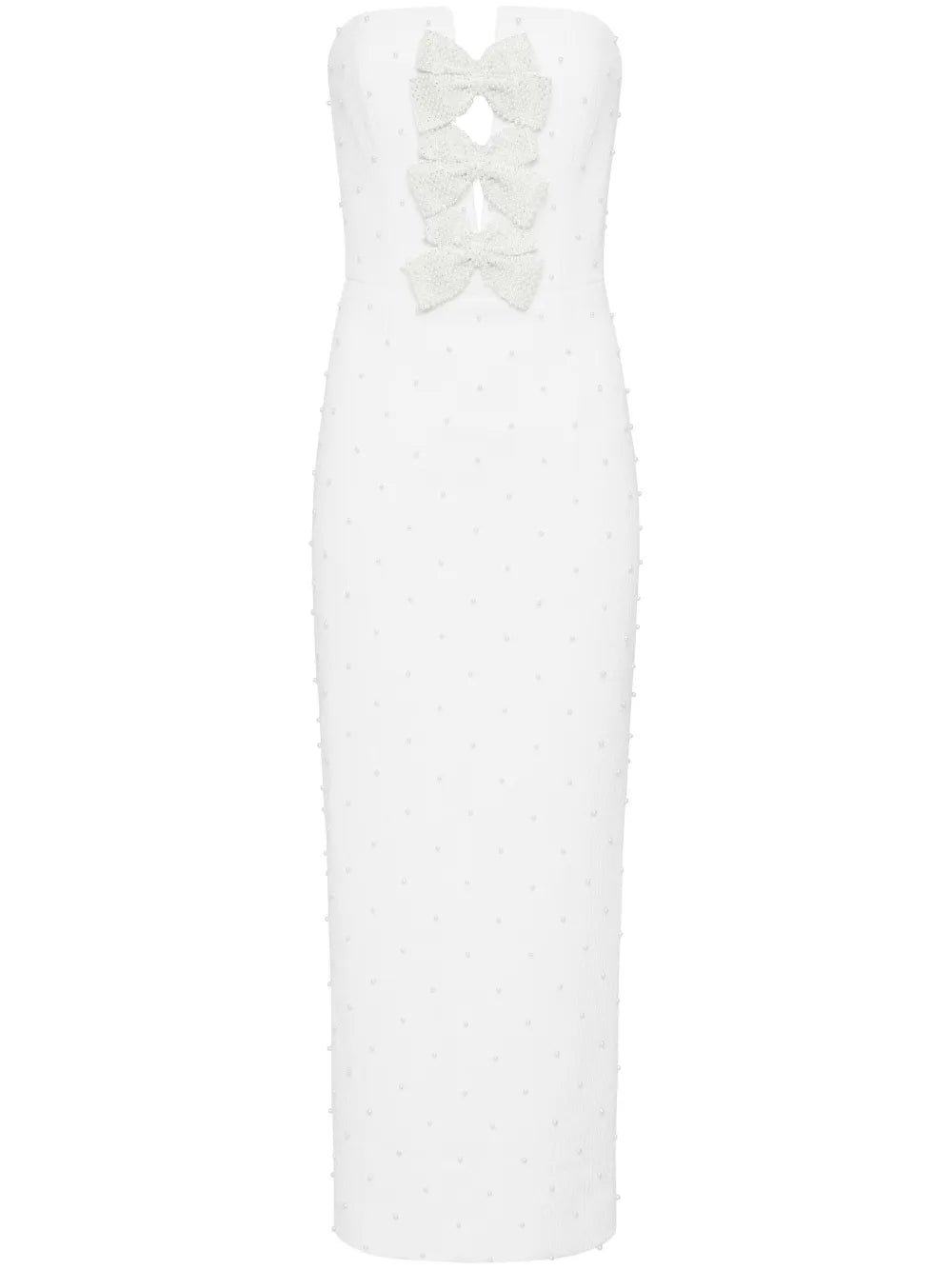 Ophelia Bow-Detail Midi Dress