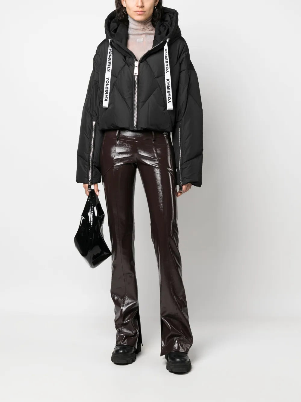 Hooded Cropped Padded Jacket