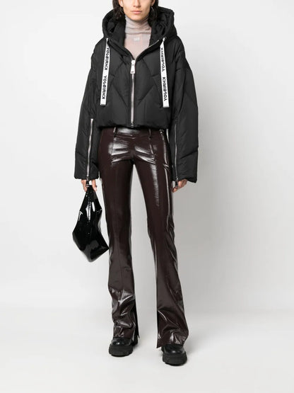 Hooded Cropped Padded Jacket