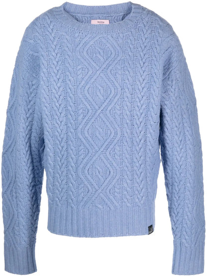 Cable-Knit Merino Jumper