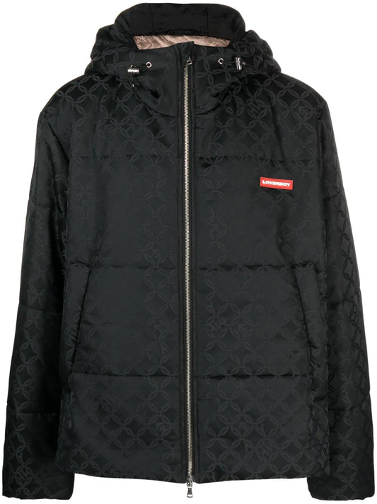 Kitty Monogram-Print Padded Jacket