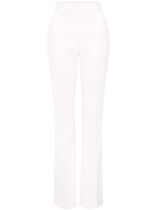 Evelyn High-Waisted Straight-Leg Trousers