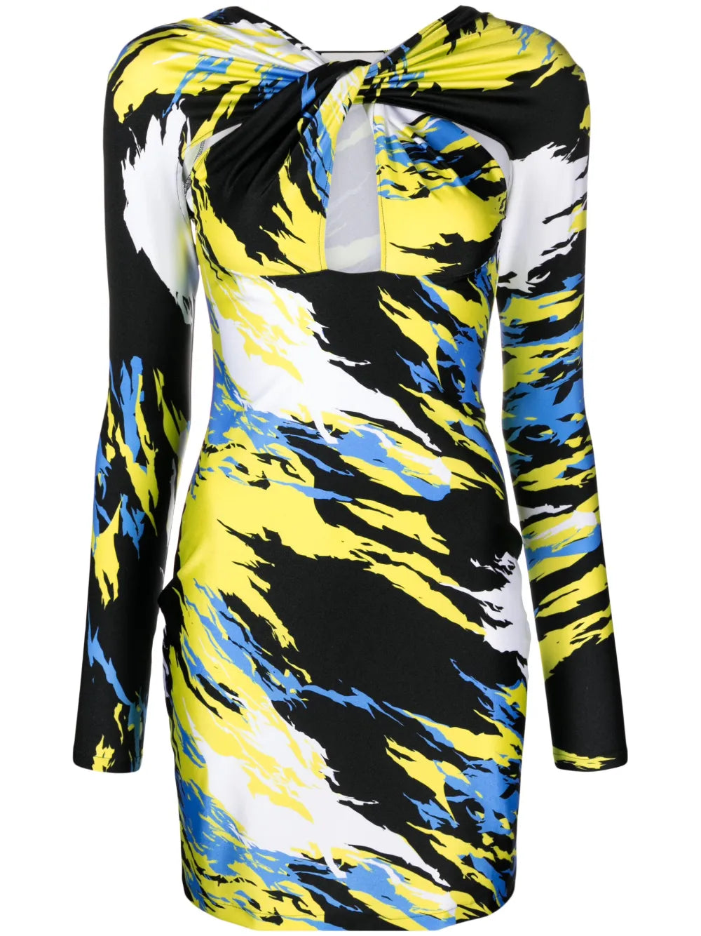 Twisted Cut-Out Mini Dress