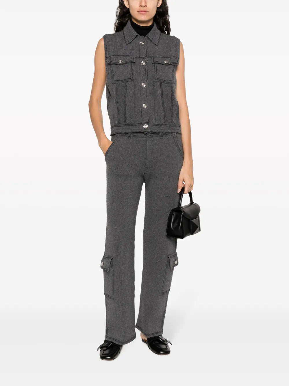 Knitted Cargo Trousers