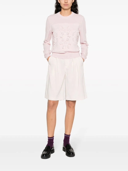 Logo-Embroidered Cashmere Jumper