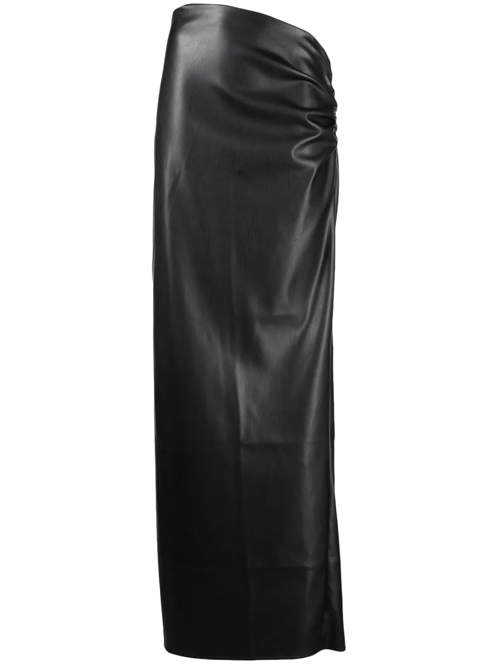 Ruched-Detailing High-Waist Skirt