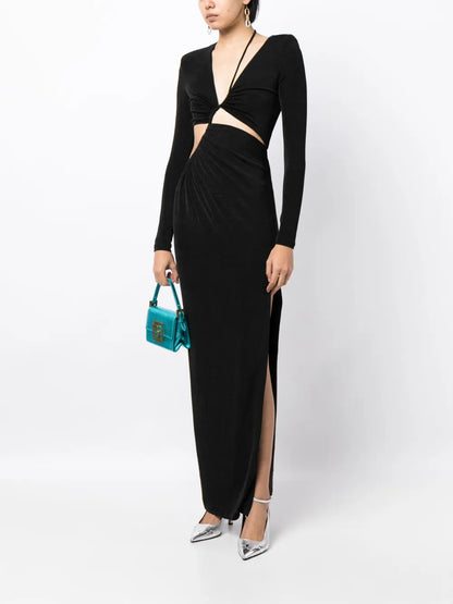 Haruko Cut-Out Gathered Gown