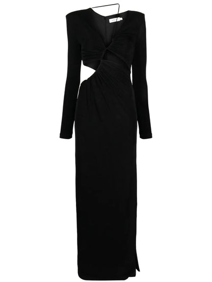 Haruko Cut-Out Gathered Gown