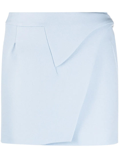 Asymmetric High-Waisted Miniskirt