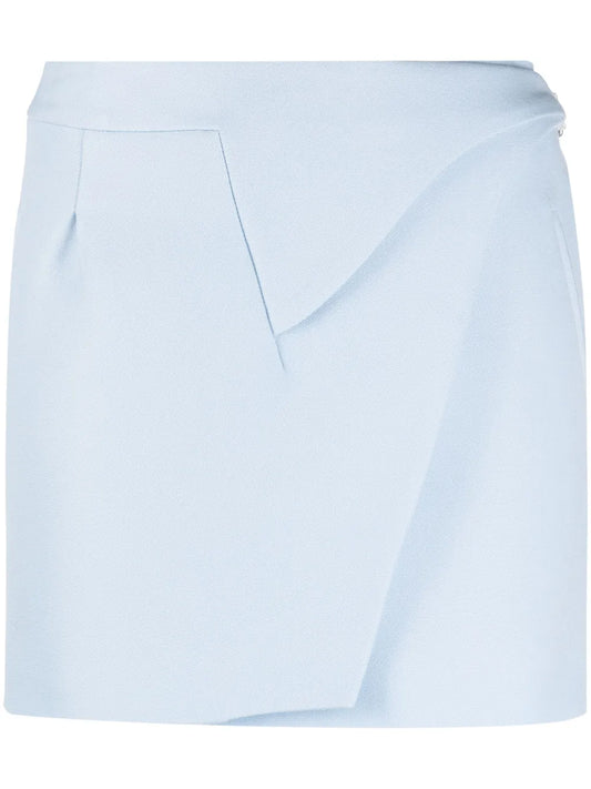 Asymmetric High-Waisted Miniskirt