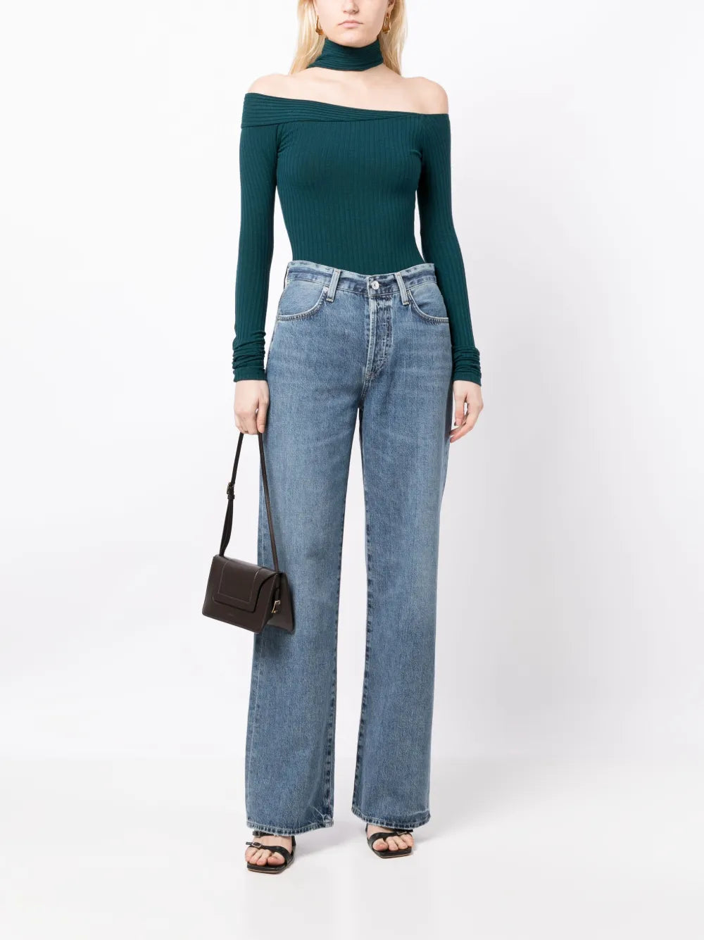 Logo-Patch Organic Cotton Jeans