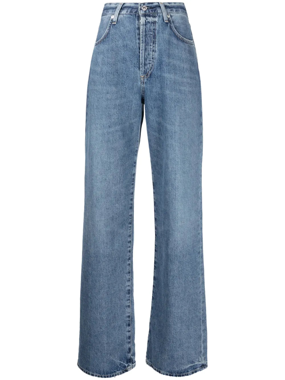 Logo-Patch Organic Cotton Jeans